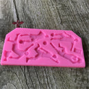 3D Football Player Silicone Fondant Mold Cake Decorating Chocolate Sugarcraft Mould Baking Mould