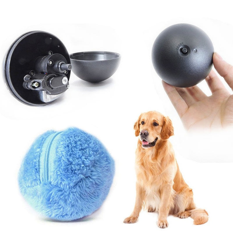 Pets Hair Ball Automatic Vacuum Cleaner Pet Dusting Plush Ball For Pets Toys For Dog Cat Toys