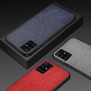 Bakeey Anti-fingerprint Cotton Cloth PU Leather Protective Case for Samsung Galaxy A51 2019