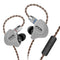 CCA C10 4BA+1DD 3.5mm 4 Balanced Armatured 1 Dynamic In Ear 10 Drive Units Earphone HiFi DJ Monitor Sports Headphone With Mic Detachable Cable