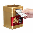 Kids Cartoon Electronic Money Piggy Bank Mini ATM Password Coins Savings Box Toys