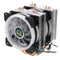 4Pin Dual Fans 4-Heatpipes Colorfule Backlit CPU Cooling Fan Cooler Heatsink For Intel AMD