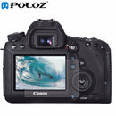 PULUZ Camera 2.5D Curved Edge 9H Surface Hardness Tempered Glass Screen Protector for Canon 6D