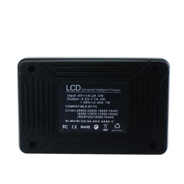 SEIWEI SW-1 LCD Display Micro-USB Port Rapid Smart Battery Charger For 18650 26650 Single Slot