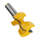Drillpro 1/2 Inch Shank Hut Edge Router Bit Woodworking Cutter
