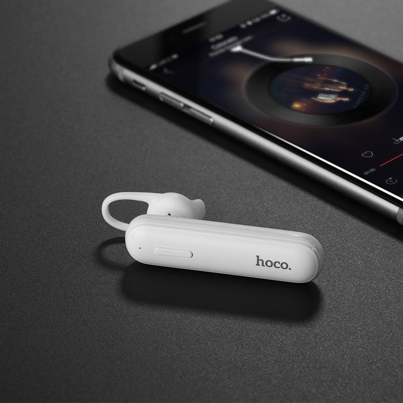 HOCO E36 Universal Mini bluetooth Earphone Single Business Wireless Music Headphones with Mic