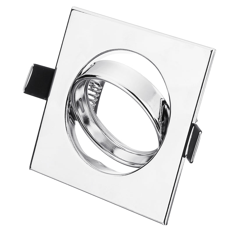 Square Rotation LED Downlight Ceiling Lamp Bracket for 70-75mm GU10 MR16 Light Bulb