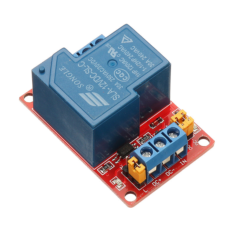 BESTEP 1 Channel 12V Relay Module 30A With Optocoupler Isolation Support High And Low Level Trigger