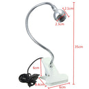 USB Flexible Reading LED Clip-on Beside Bed Table Light Desk Computer Lamp