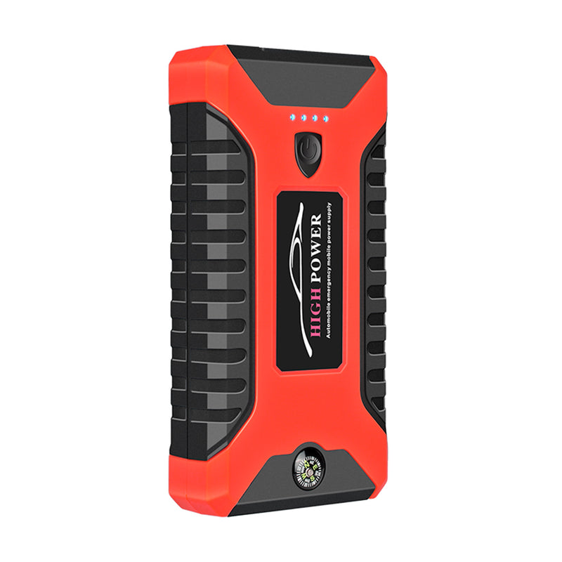 98600mAh 12V Car Jump Starter Multifunction Auto Power Bank Portable 4USB Power Bank Emergency Battery Booster Clamp 600A