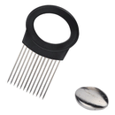 KCASA KC-MS07 Multifunctional Tomato Onion Slicer Holder With Stainless Steel Odor Remover Soap