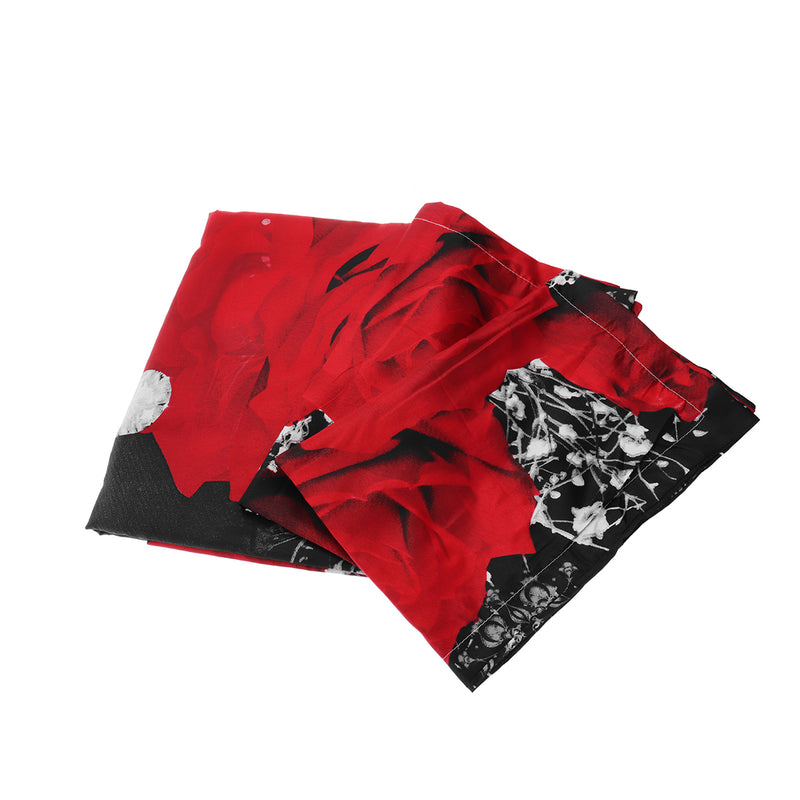 4 PCS 3D Rose Printed Duvet Quilt Cover Pillowcase Bed Sheet Bedding Sets For Queen Size