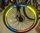 OUTERDO Fluorescent Bike Reflective Sticker MTB Road Cycling Motorcycle Car Wheel Tire Strip Bicycle