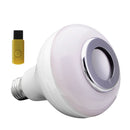 E27 12W Wireless bluetooth RGBW Music Playing Speaker LED Light Bulb with Remote Control AC100-240V