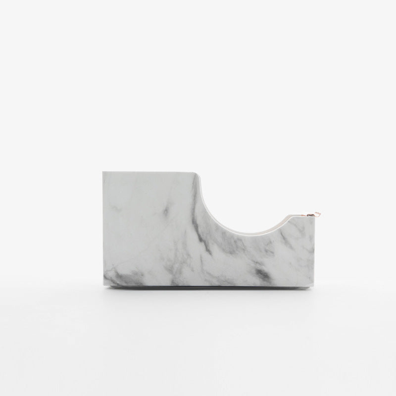 Miwoo MW0092/0710Q Marble Tape Cutter Tools Desktop Adhesive Tape Base Stationery for School Office Desktop Supplies