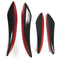 Real Carbon Fiber Side Fins Canards Car Stickers 4PCS for Mercedes-Benz/BMW/Audi/Lexus