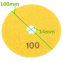 20pcs 4 Inch 50-3000 Grit Diamond Polishing Pads for Granite Stone Concrete Marble