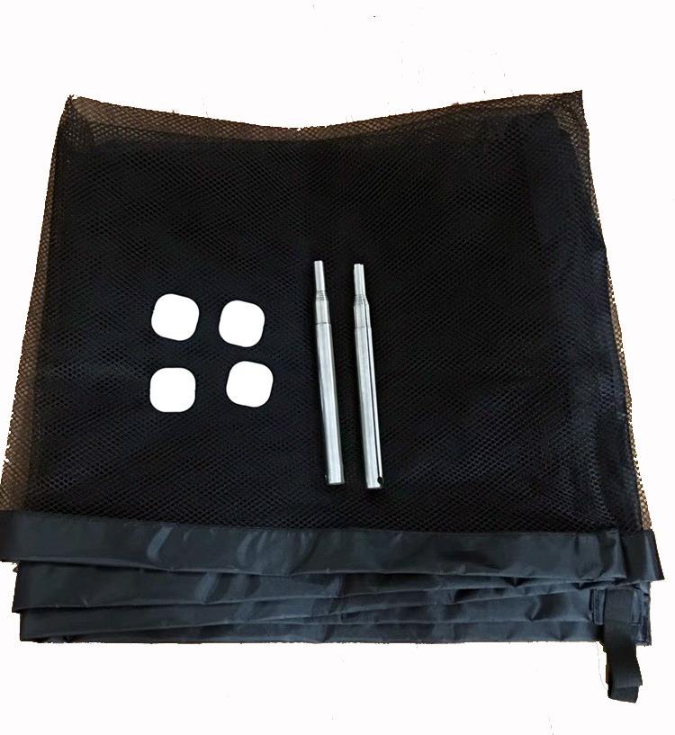 KCASA Magic Gate Portable Folding Safety Guard for Pets Dog Cat Stairs Isolation Fence Easy Installation Mesh Door Extra Wide Pet Gateway