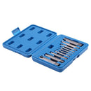 Drillpro 10Pcs Damaged Nut Bolt Remover Stud Extractor Set Broken Screw Removal Kit Screw Extractor