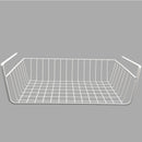 Multi-purpose Storage Basket Wardrobe Partition Metal Hanging Basket Refrigerator Rack Office Desktop Table Organizer Basket