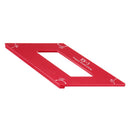 Drillpro ES-3 Aluminum Alloy 45 Degree Marking Angle Ruler Parallel Ruler with Base Woodworking Measuring Scribing Tool