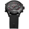 WEIDE 6306 Dual Display Digital Watch Cosy Silicone Strap Alarm Calendar Luminous Sport Watch
