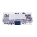 Suleve MXZN2 80Pcs M4/M5/M6/M8/M10 Zinc Alloy Wood Furniture Hex Socket Drive Head Threaded Insert Nut Internal and External Nut