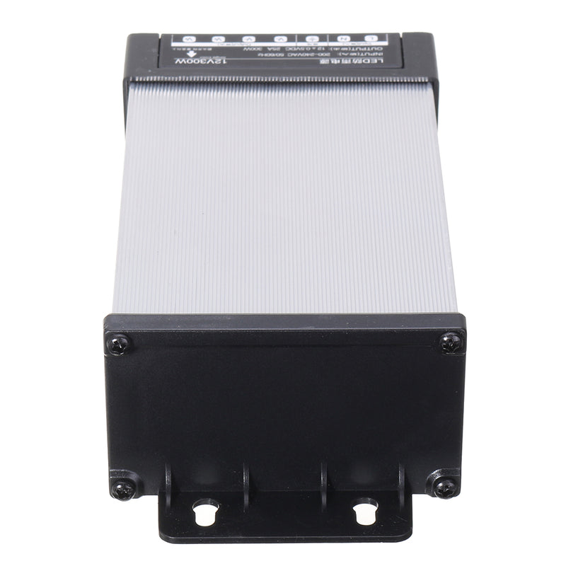 AC200-240V to DC12V 25A 300W LED Rainproof Waterproof Switching Power Supply 170x91x51mm