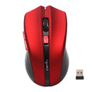 HXSJ X50 Wireless Mouse 2400DPI 6 Buttons ABS 2.4GHz Wireless Optical Gaming Mouse
