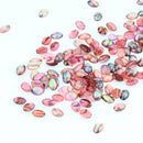 10pcs Natural Shell Gem Nail Art 3D Decoration Rhinestones UV Gel DIY Acrylic Manicure Studs Design