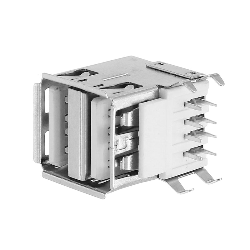 10pcs AF90 Degree Type A female Socket Connector Double USB Charging Socket USB Socket Interface