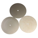 3pcs 8 Inch Diamond Coated Flat Lap Wheel 600/1200/2000 Grit Lapidary Grinding Polishing Wheel