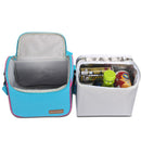 Honana CF-LB060 Woman Lady Waterproof Insulated Cooler Lunch Tote Bag With 2 Detachable Liners