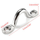 10Pcs Stainless Steel Boat Marine Canopy Bimini Pad Eye Strap Loop 5mm