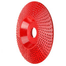 Drillpro 100mm Tungsten Carbide Wood Shaping Disc Carving Disc 16mm Bore Sanding Grinder Wheel for 100 115 Angle Grinder