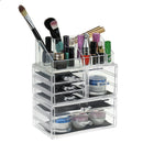 24*15*30cm Acrylic Injection Molding Processing Cosmetic Organizer Storage Rack DIY Desktop Finishing Box