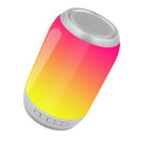 Bakeey Portable Colorful LED Light Wireless bluetooth Speaker HiFi FM Radio TF Card Dual Bass Subwoofer with Mic