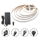 DC12V 5M Non-waterproof SMD5050 R:B 3:1 Grow LED Strip Light + 5A Power Adapter + Female Connector