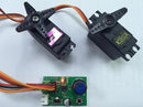 Dual Servos Knob Serial Port Control Board Futaba MG995 SG90 Steering Gear Debugging Module