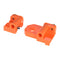 3D Printer X-Axis End Orange Plastic Injection Parts with M8 Screws for A8/ P802 Prusa i3 Parts