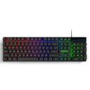 IMICE AK-800 104 keys USB Wired 3 Color LED Backlight Suspended Round Cap Gaming Keyboard