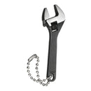 DANIU 66mm 2.6inch Mini Metal Adjustable Wrench Spanner Hand Tool 0-10mm Jaw Wrench Black
