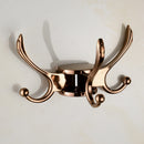 Honana Multipurpose Heavy Duty Solid MetaWall Mount Triple Swing Arms Hanging Hooks