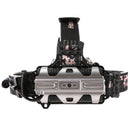 XANES 2408 1600LM Bicycle Headlamp 5 Switch Modes T6 + 2* XPE Yellow + 2* XPE Bluray Light