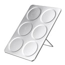 6Pcs Magnetic Spice Jar Tin Storage Stainless Steel Rack Kitchen Holder Stand