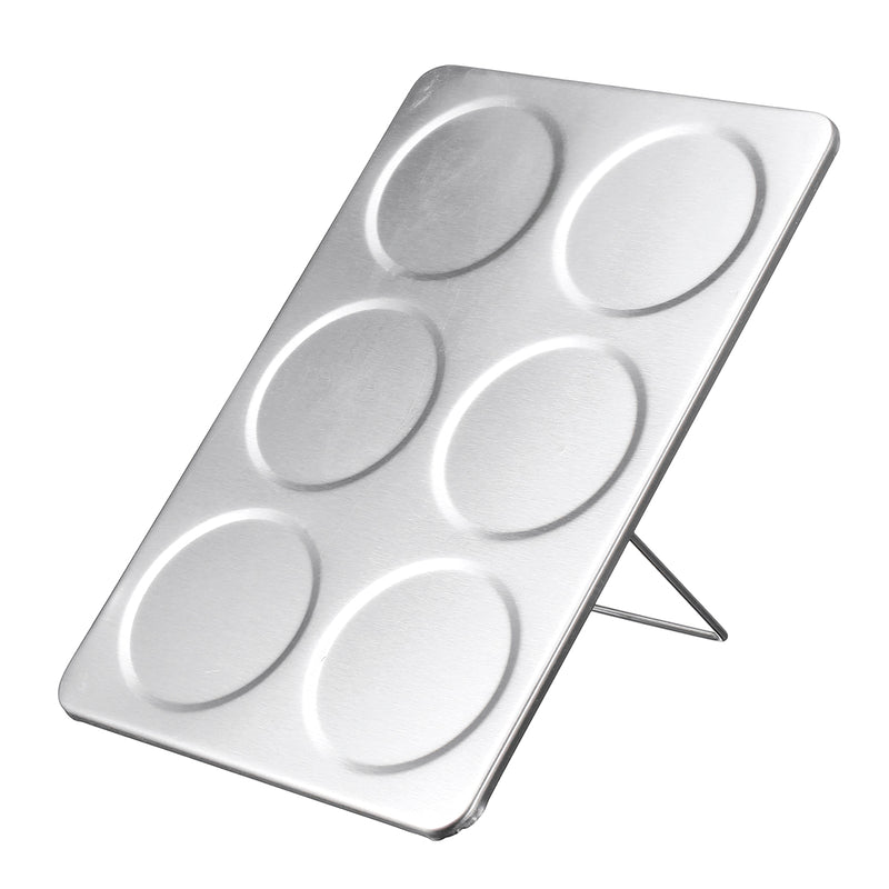 6Pcs Magnetic Spice Jar Tin Storage Stainless Steel Rack Kitchen Holder Stand