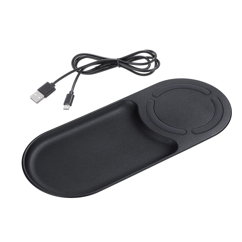 Bakeey Thin Universal QI Wireless Charger Plate For Android Phones Charging Storage
