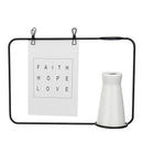 Photo Frame Iron Bracket Picture Memo Card Rack Holder Home Livingroom Decorations