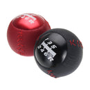 6 Speed PU Leather Round Ball Manual Gear Shift Knob Shifter For Civic Type R FK2