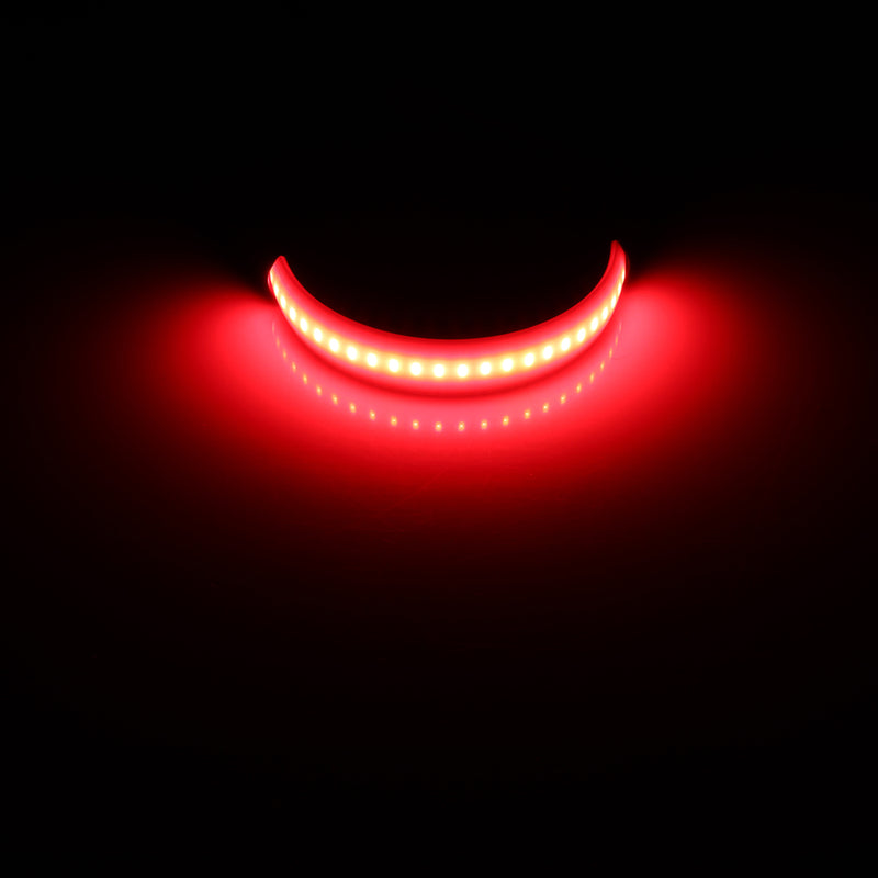 Front Rear Lights Motorcycle LED Strip Flexible Signal Light Indicator Ring w/ Controller